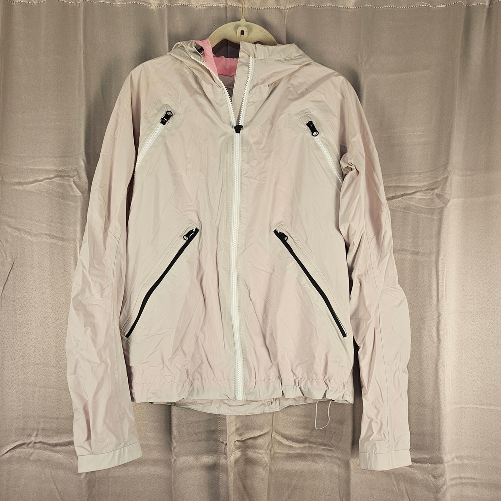 Lululemon Womens Dune Bleached Coral Run Rise & Shine Full Zip Hoodie Jacket‎ 8